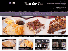 Tablet Screenshot of 2fortea.co.uk